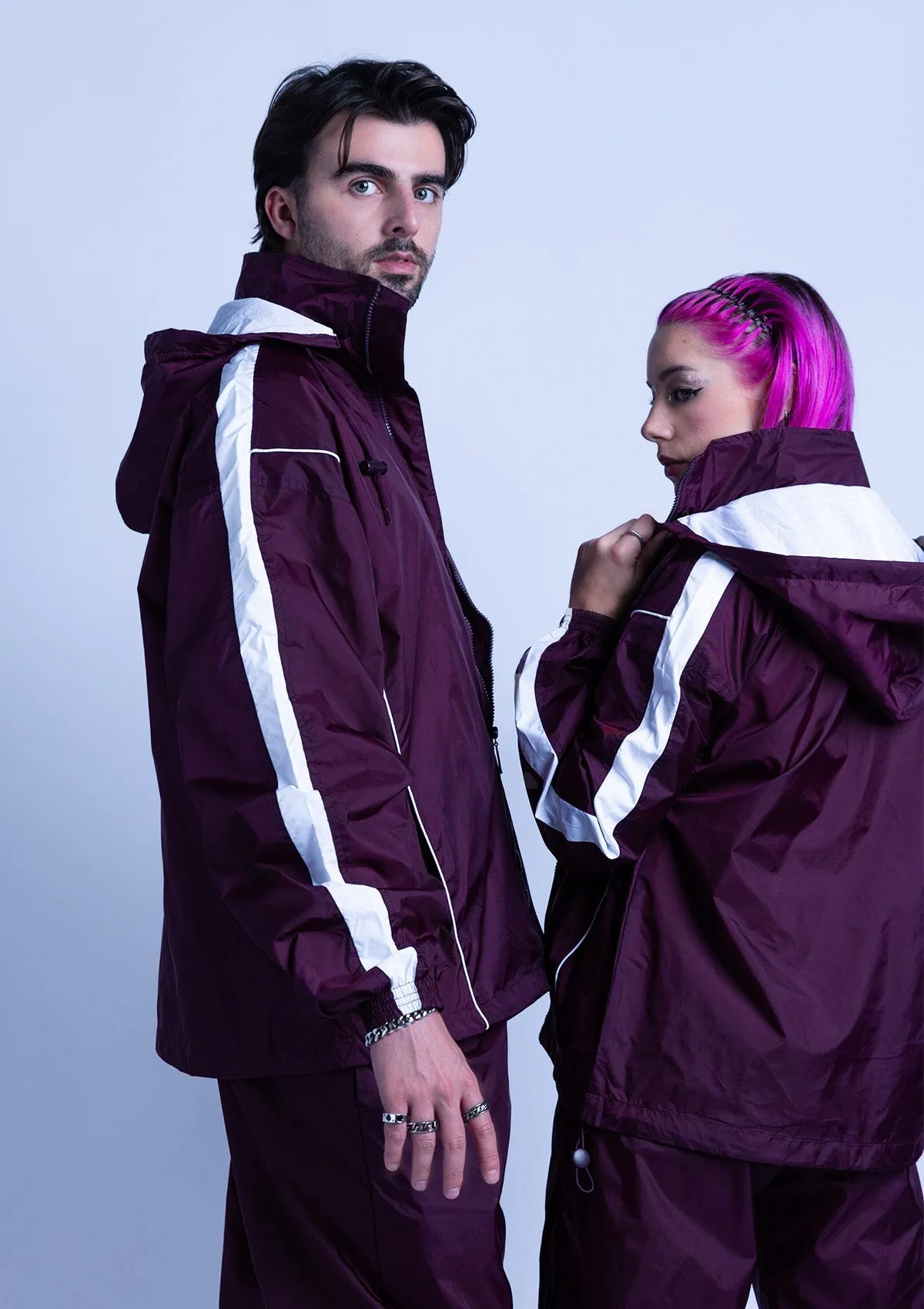 #2600T Unisex Full Zipper Taffeta Nylon Tracksuit Jacket