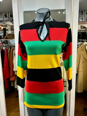 70s Multicolor Stripe Sweater