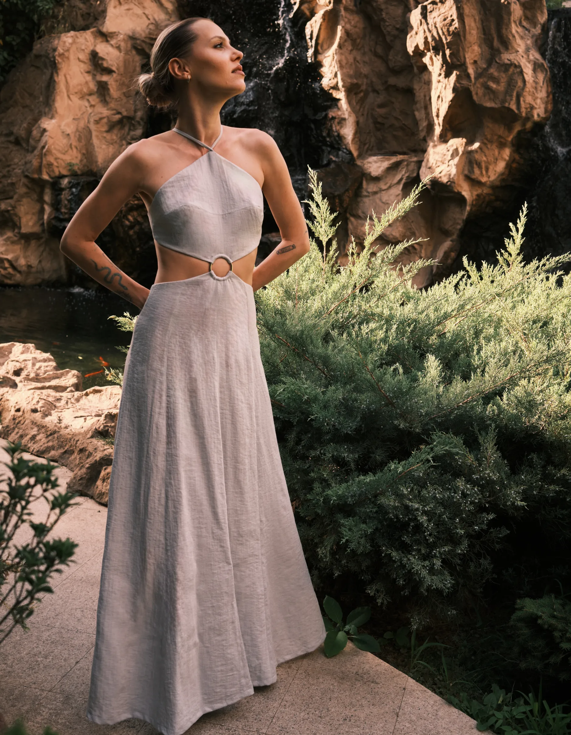 Allie Halter Maxi Dress