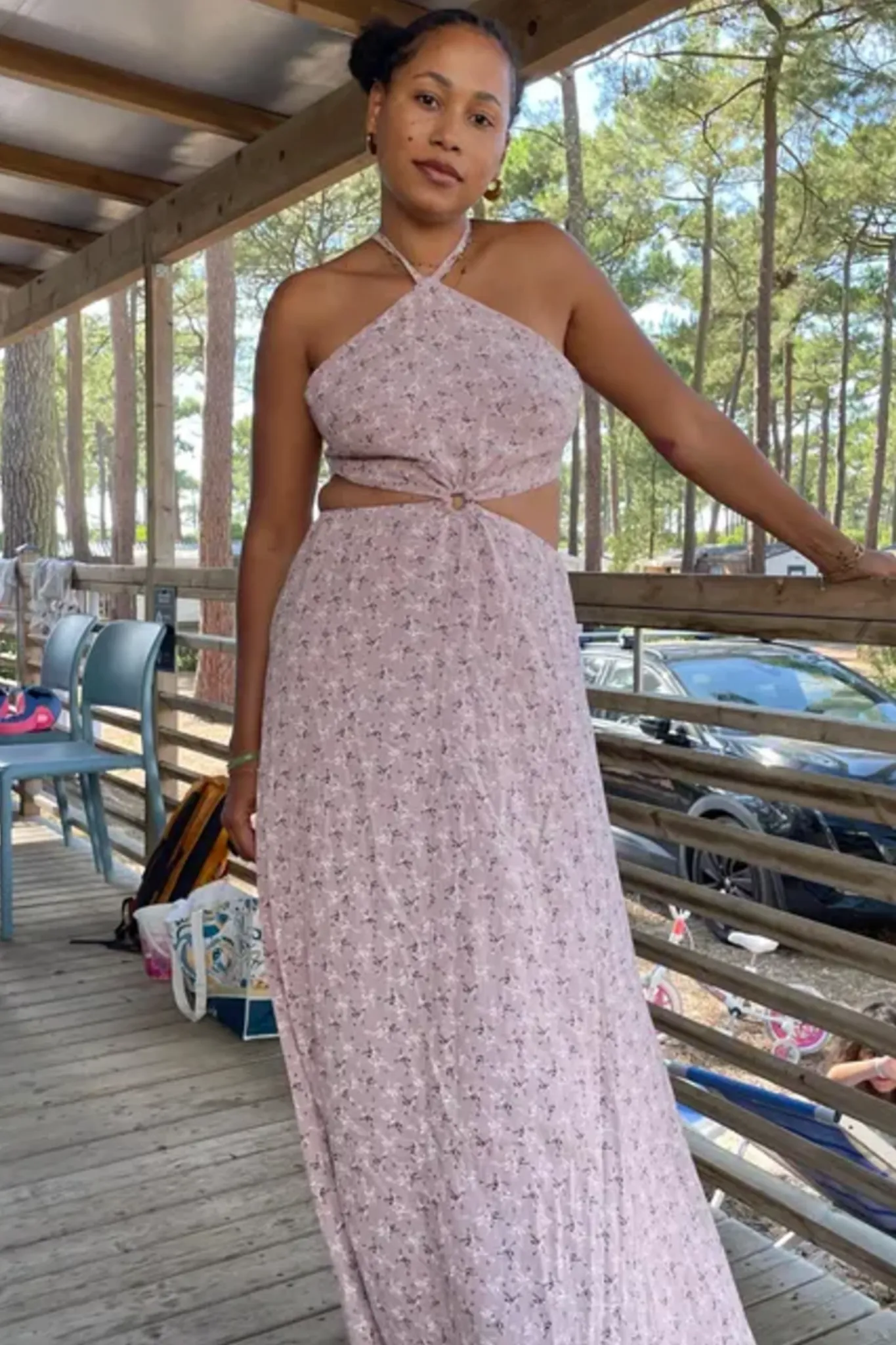 Allie Halter Maxi Dress