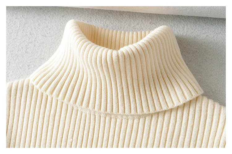 American Vintage turtleneck sweater bottomed sweater top  7198