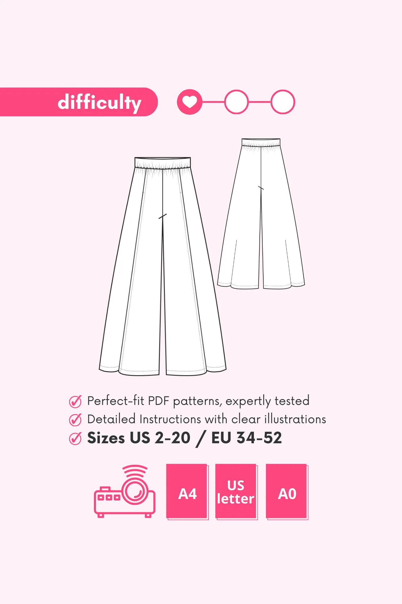 ASSYE - Split Pants Pattern