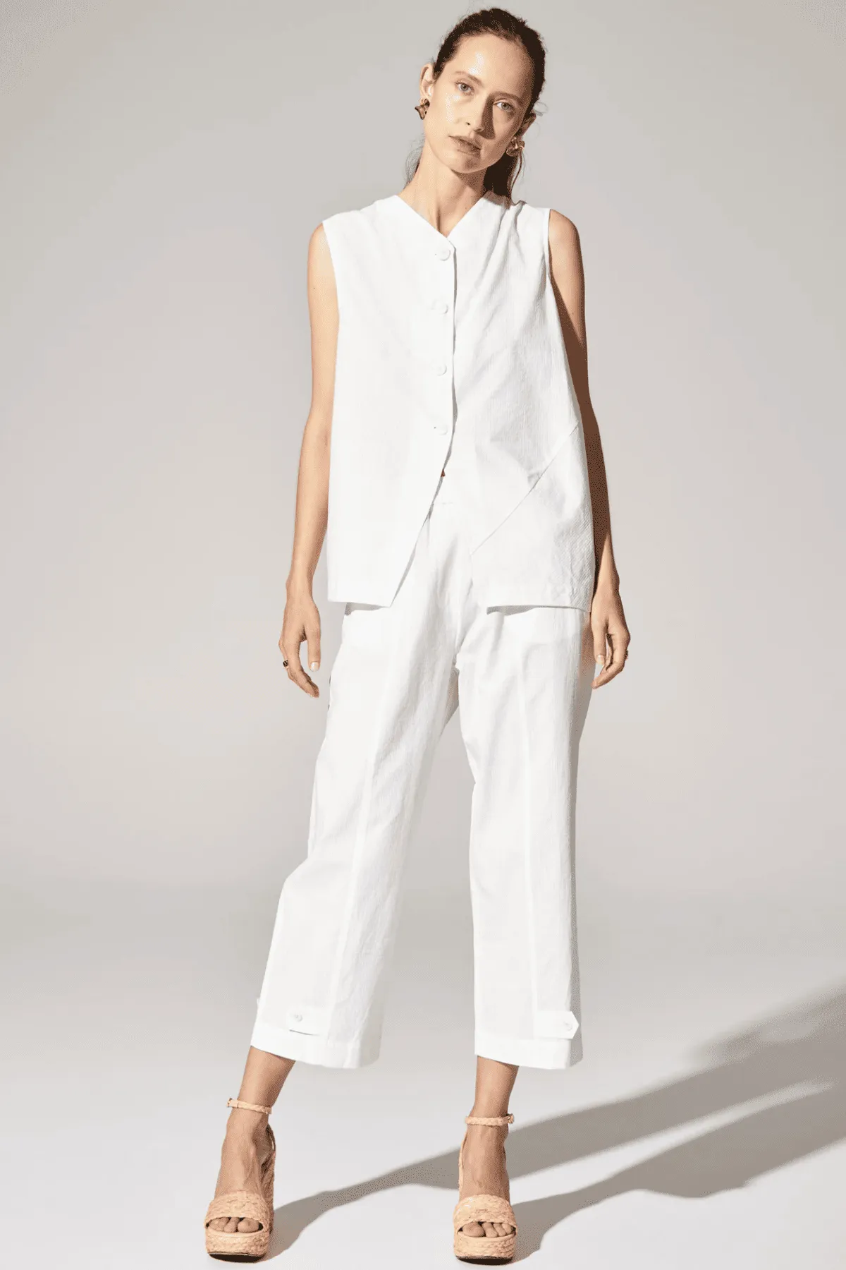 AVA CONVERTIBLE PANT WHITE