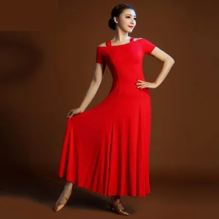 #B119 Womens Modern Ballroom-Tango-Waltz Dress