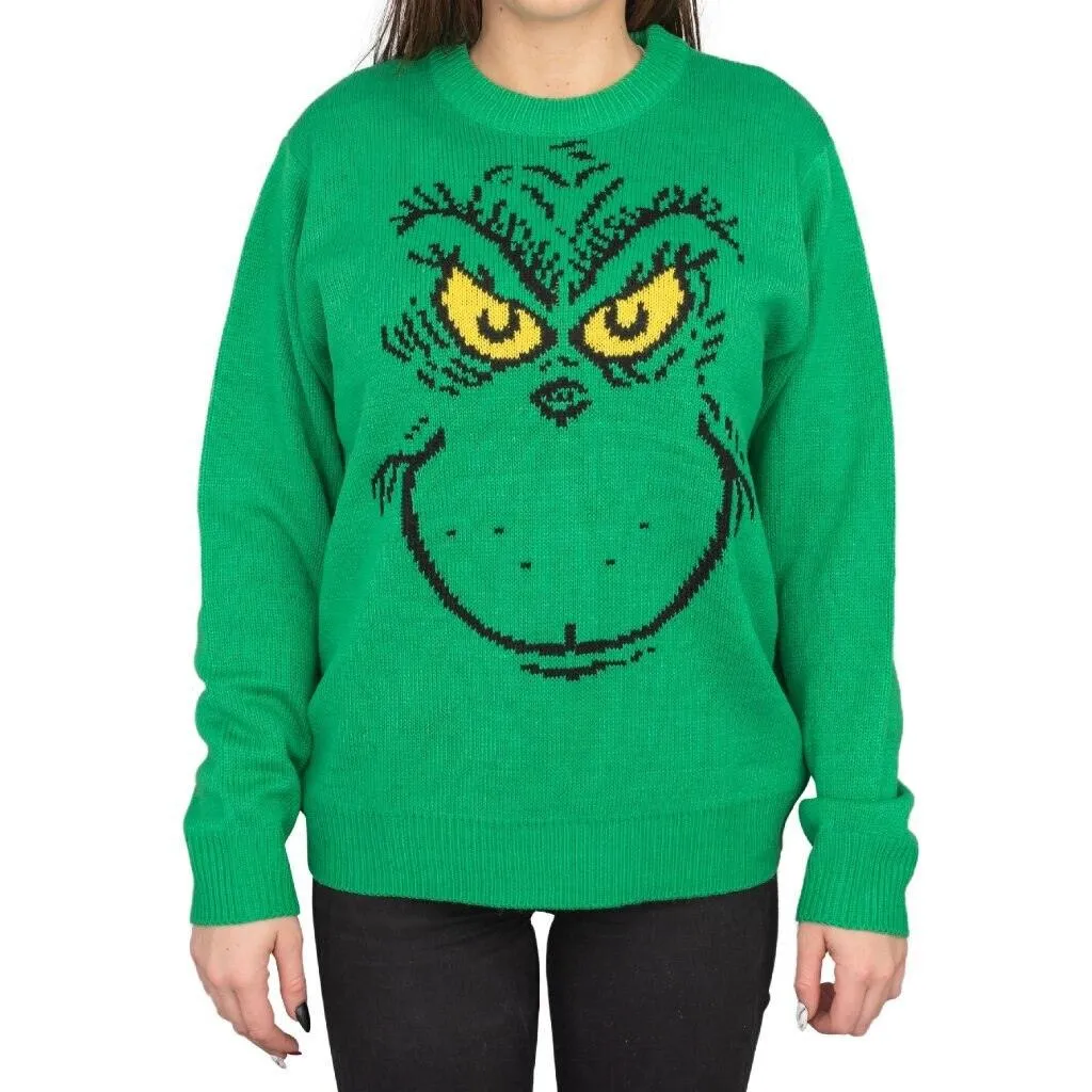 Big Face Grinch Sweater