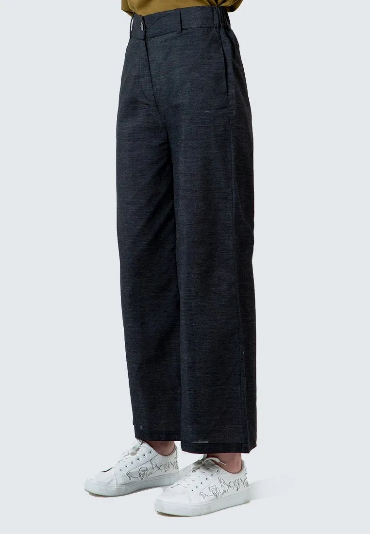 Black Basic Palazzo Pants