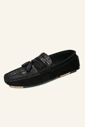 Black Slip On Men's Casual Shoes