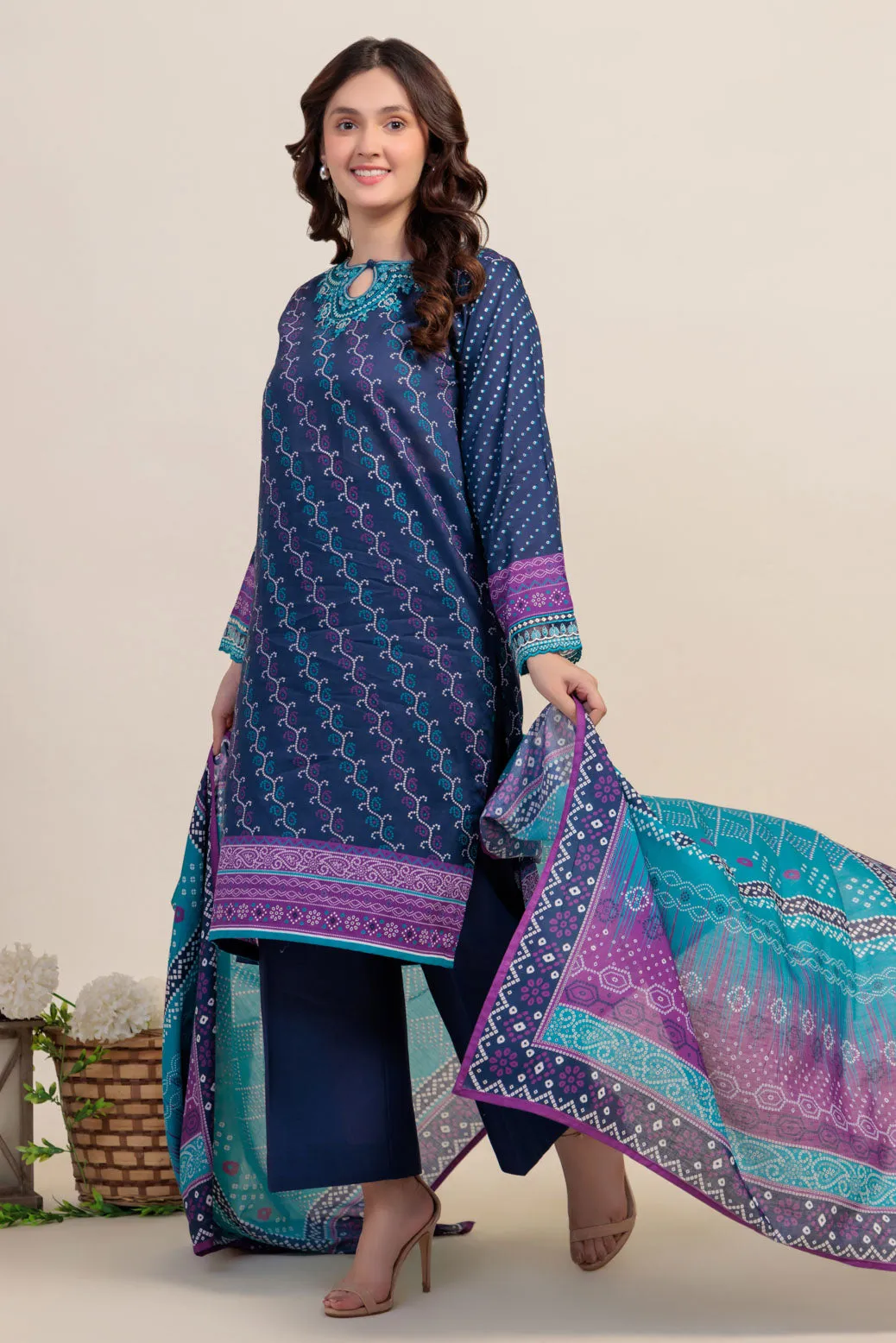 BLUE-LAWN-3 PIECE (2S24B3P237)