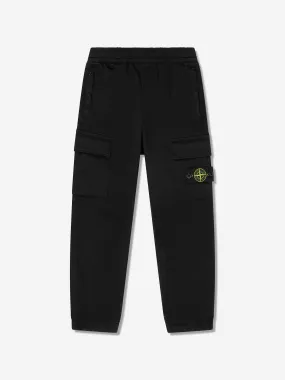 Boys Cargo Trousers in Black