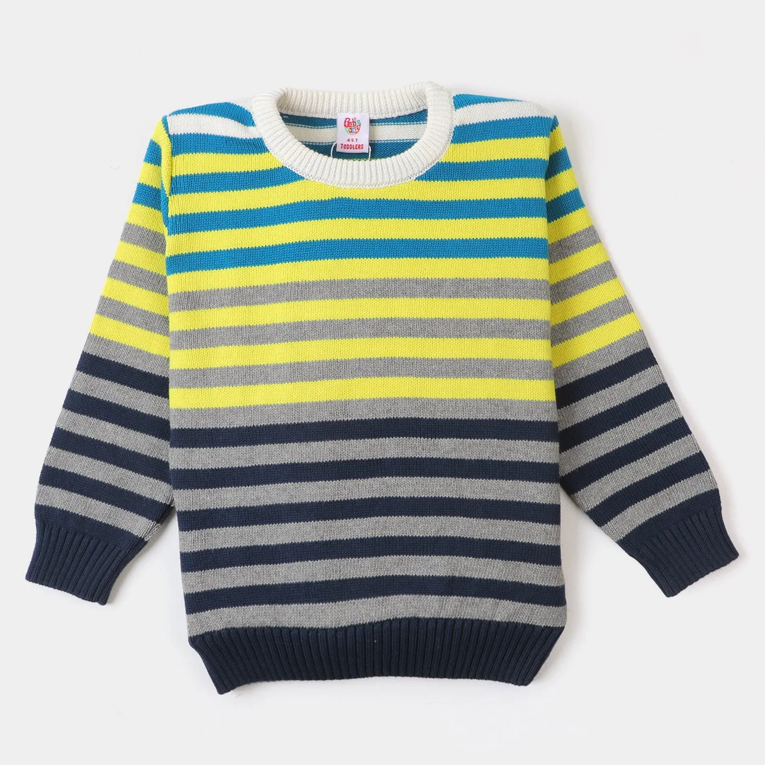 Boys Winter Sweater Groovy Stripe