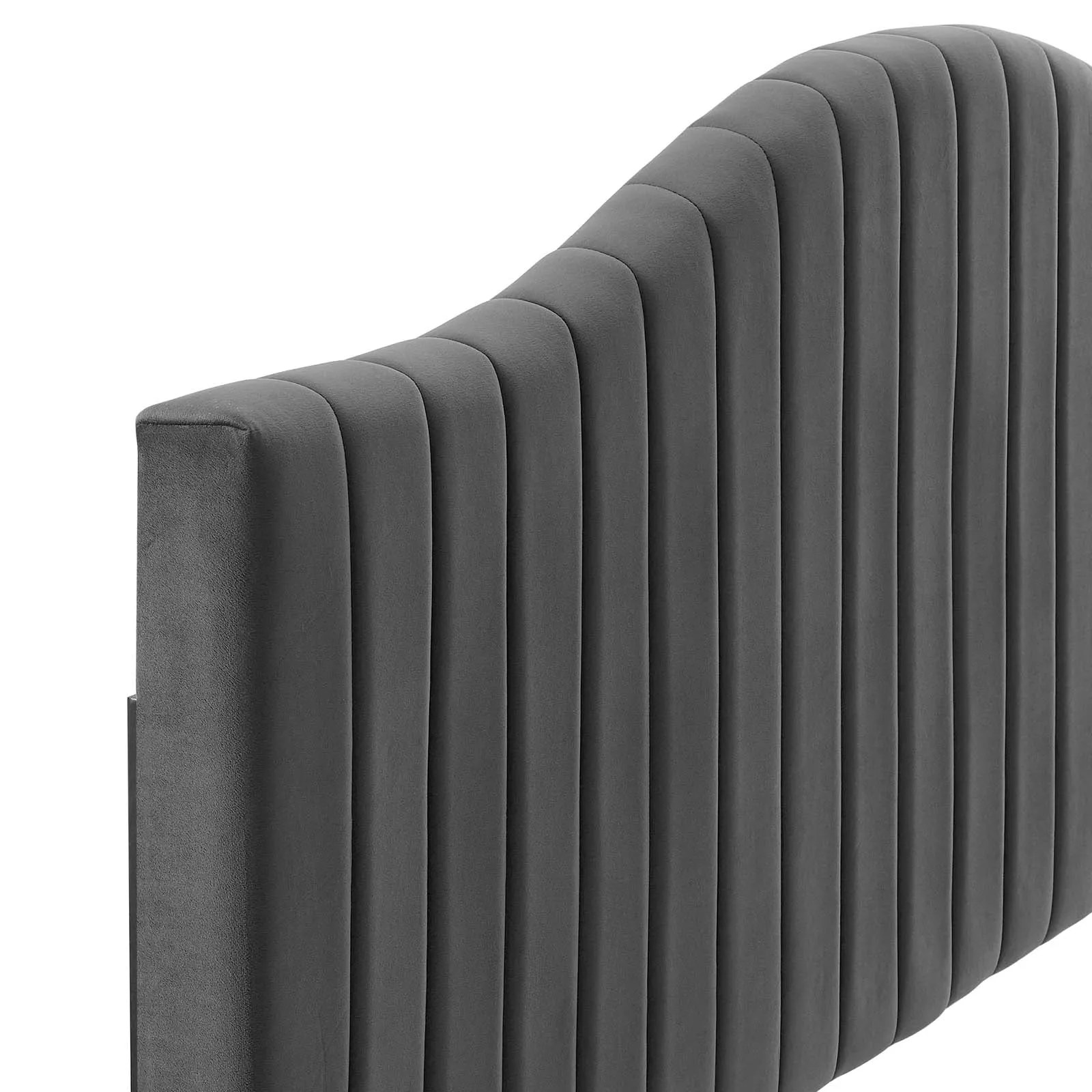 Brielle Channel Tufted Performance Velvet Headboard