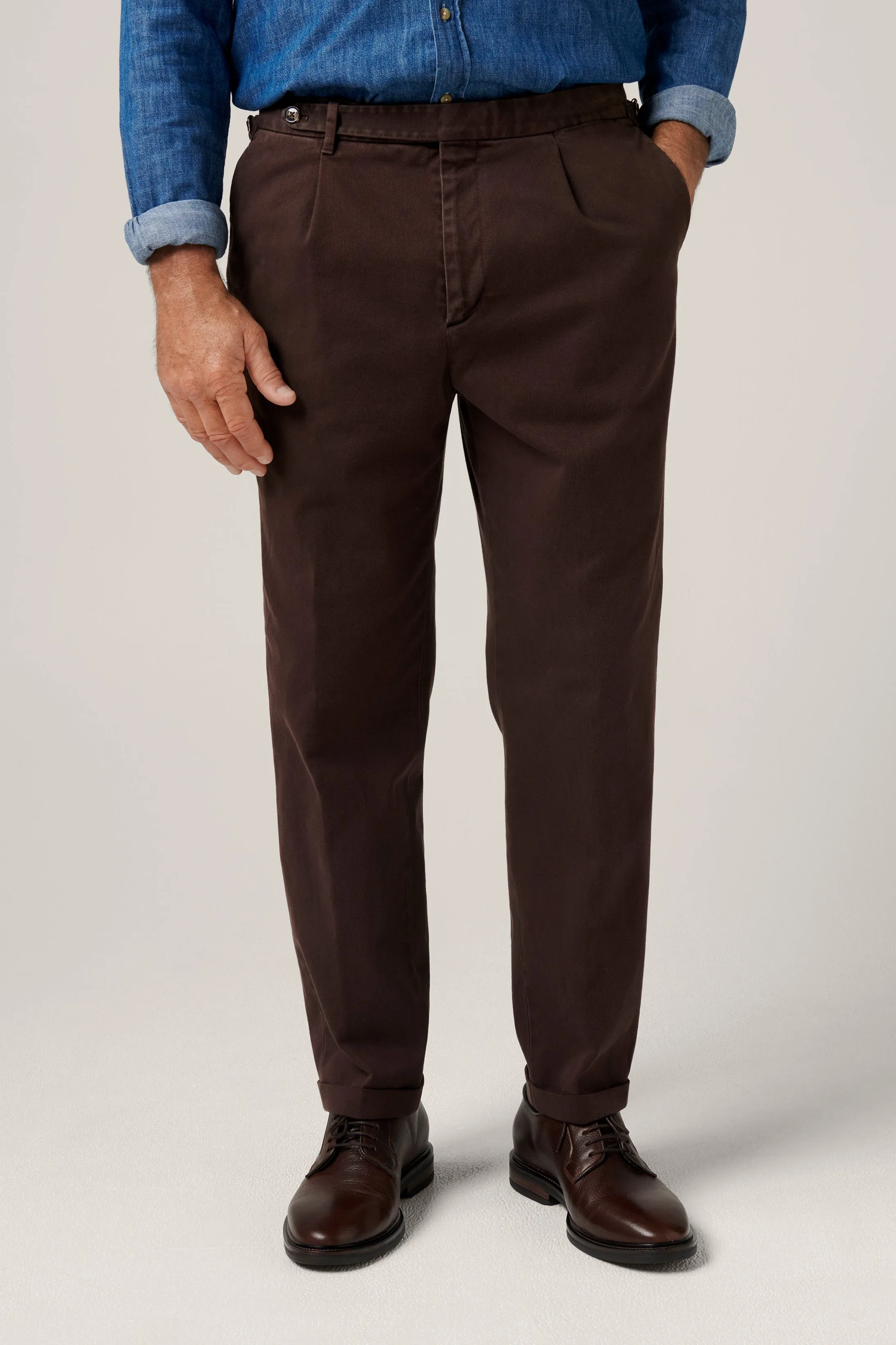 Buller Carrot Fit Chino - Chocolate