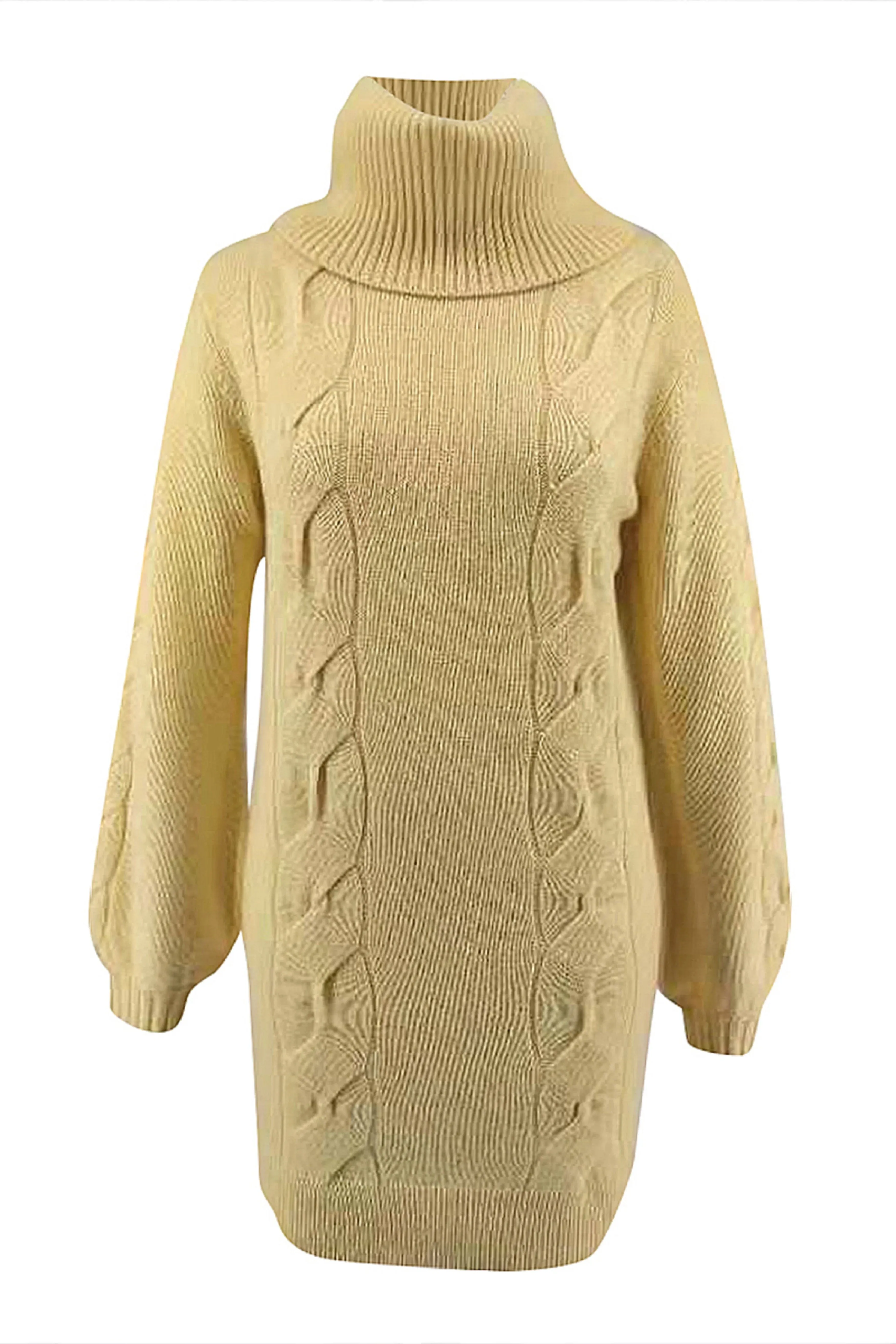 Cashmere Turtleneck Mini-Sweater