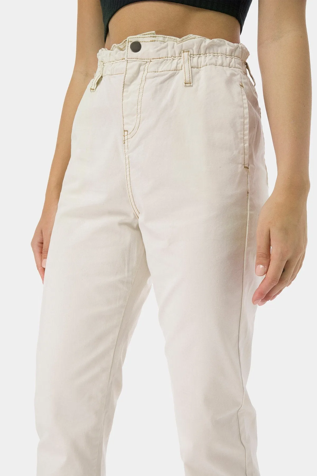 Chinos Trouser For Women - Ecru