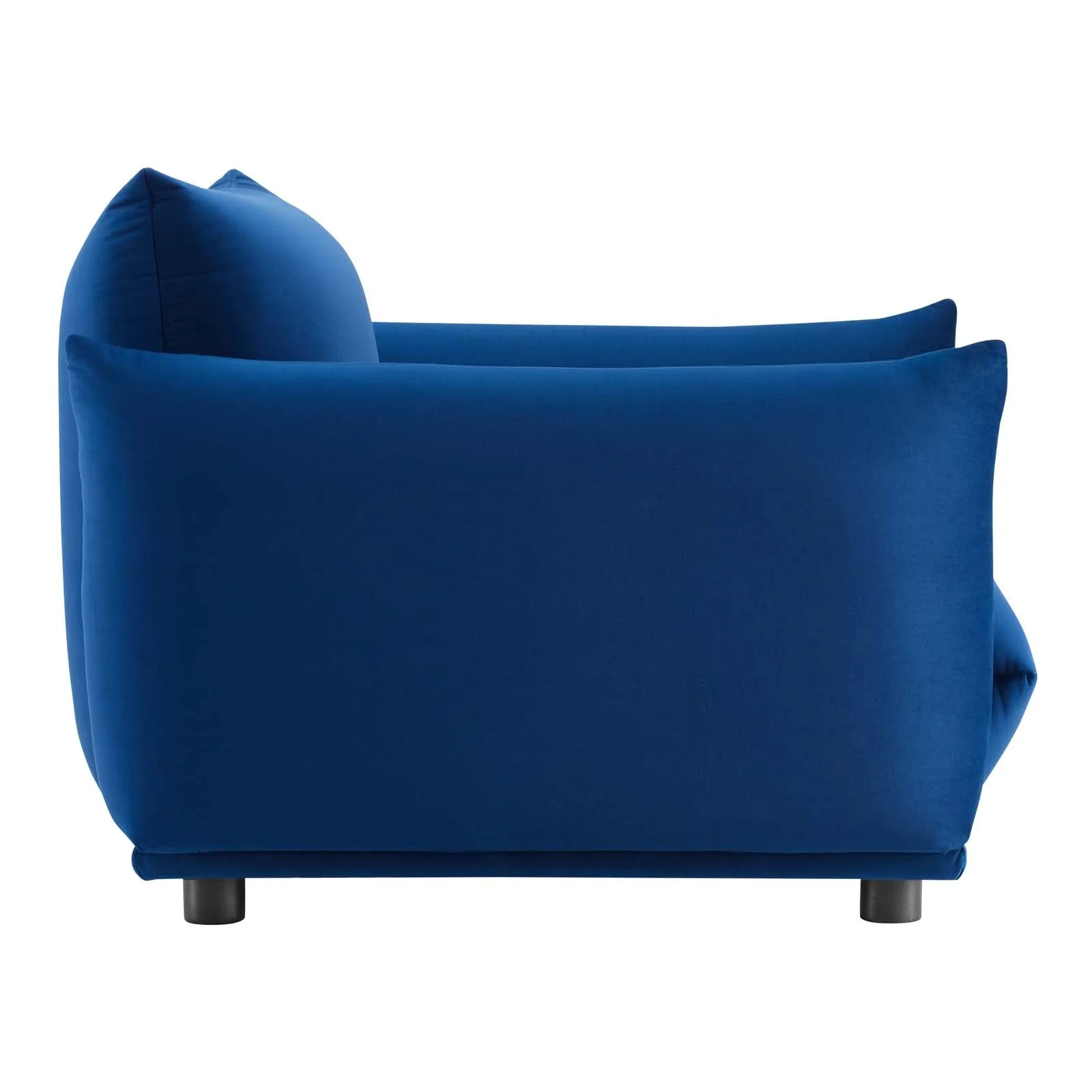 Copious Performance Velvet Armchair