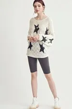 Counting Stars Ivory Sweater