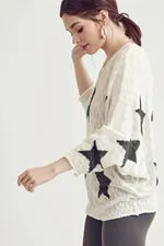 Counting Stars Ivory Sweater