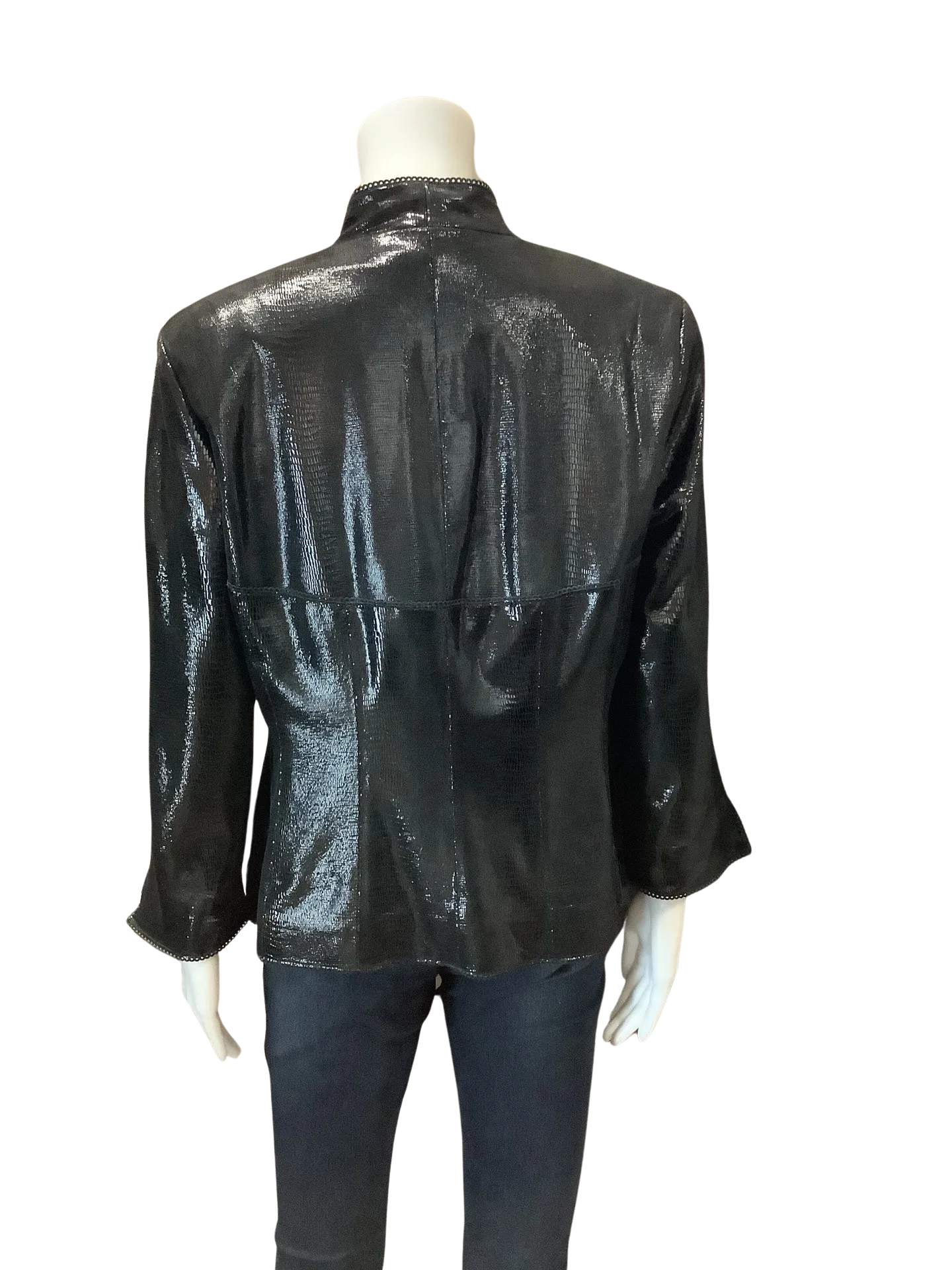 Doncaster Women's Jacket Black Leather Size: 14