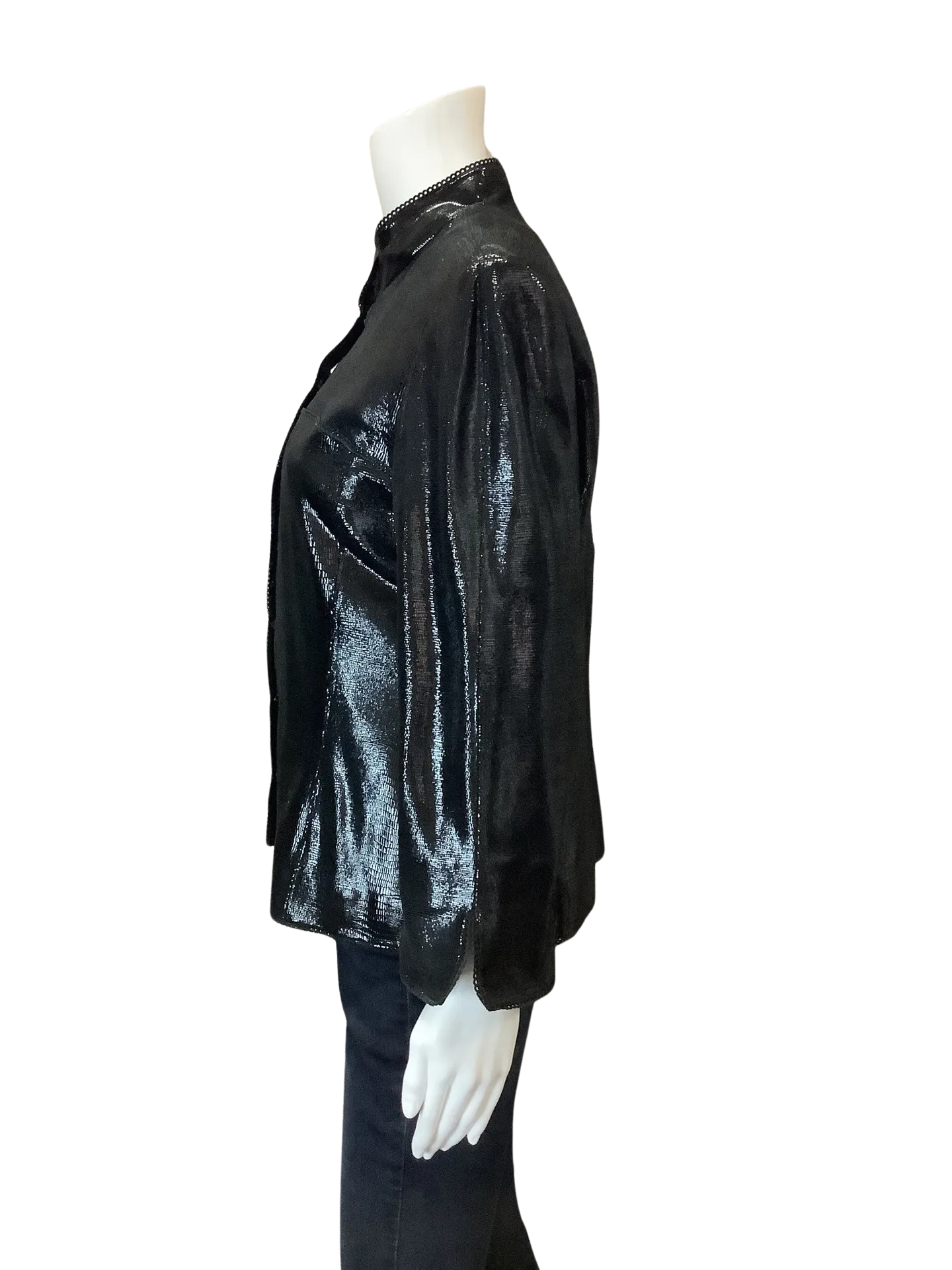 Doncaster Women's Jacket Black Leather Size: 14