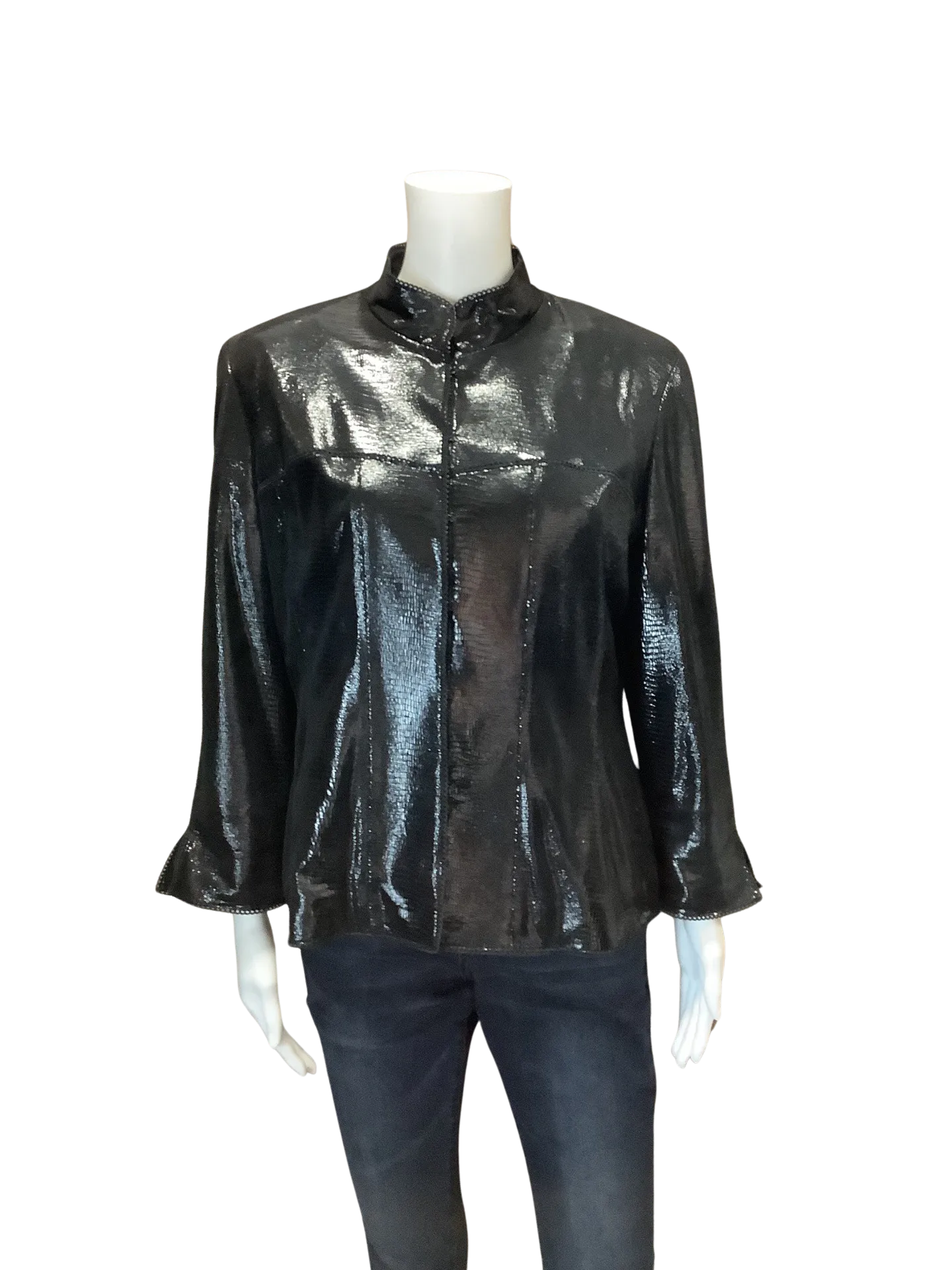 Doncaster Women's Jacket Black Leather Size: 14