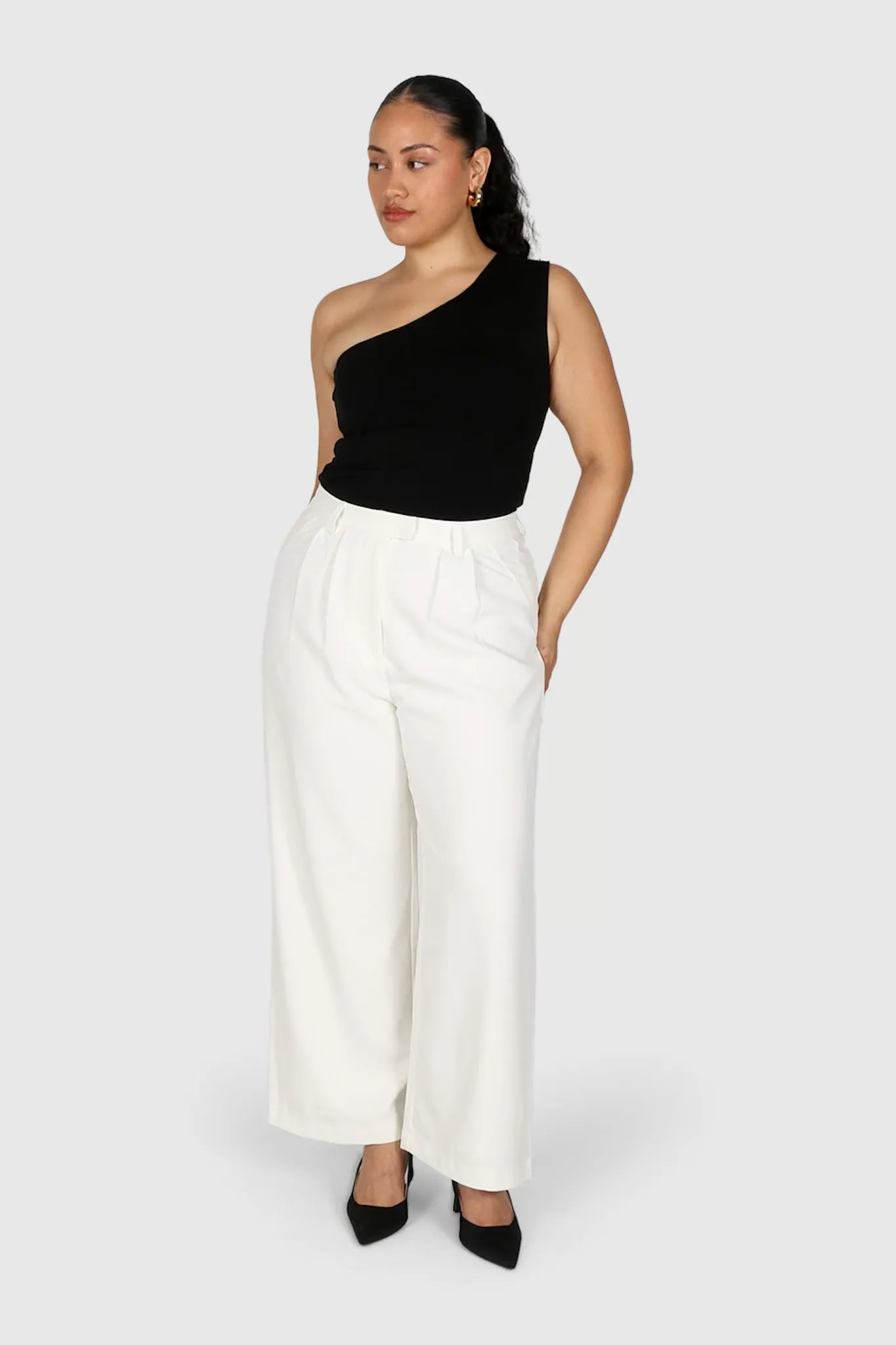 DOWNTOWN PANT WHITE