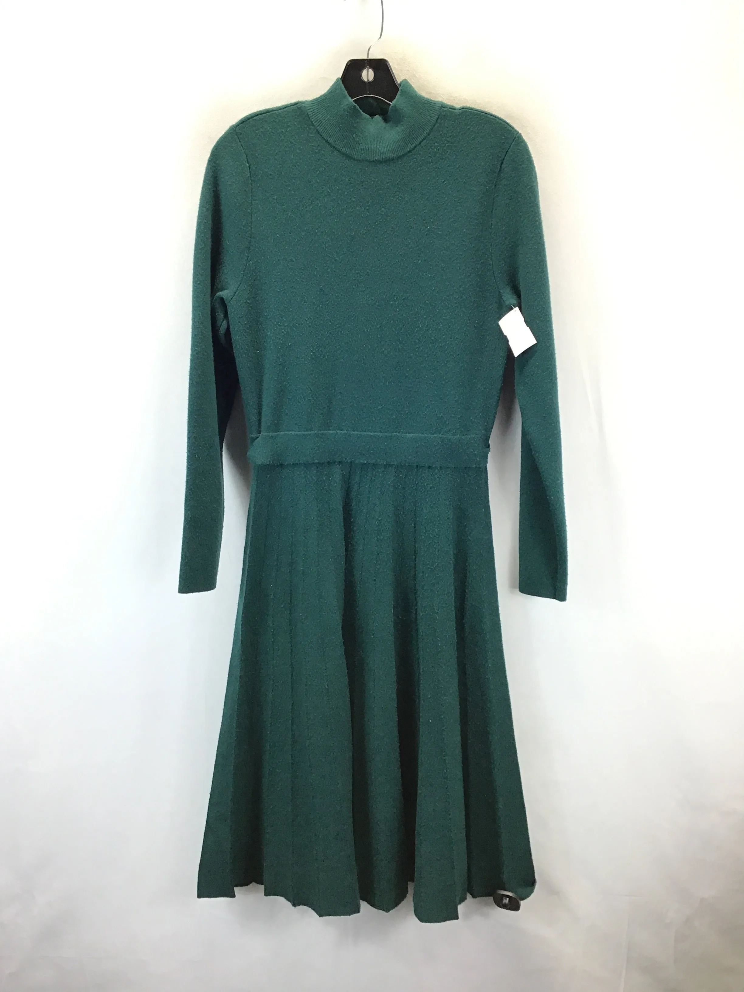 Dress Sweater By Ann Taylor In Green, Size: M