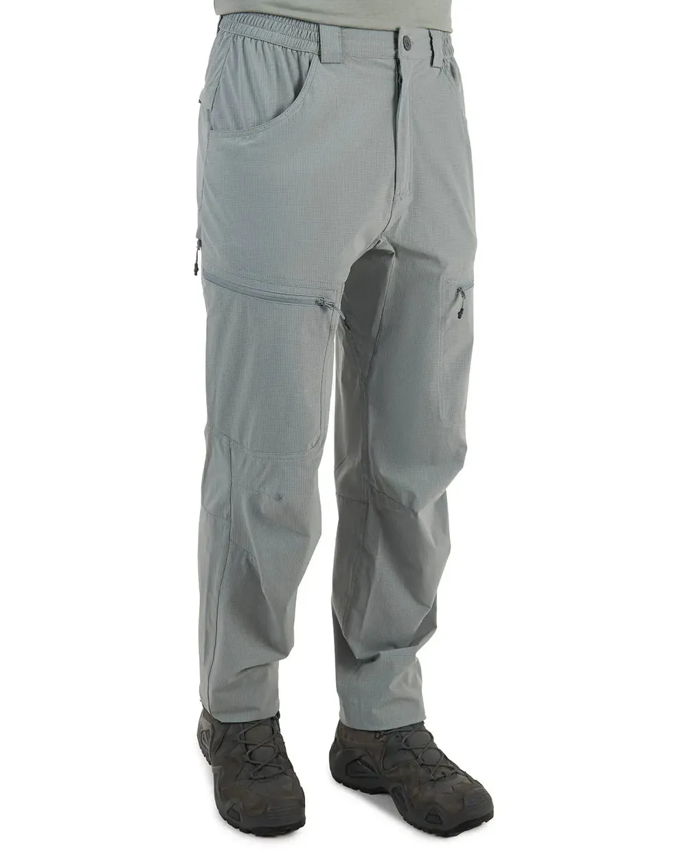 FHM Flow Summer Hiking Pants UV Protection Light Grey UPF 50 