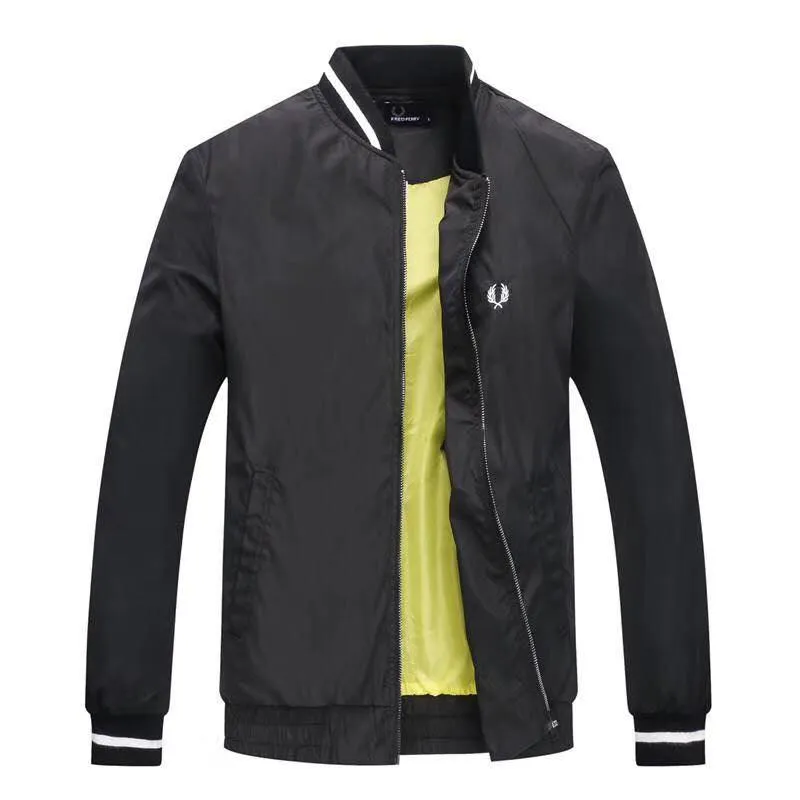 Fred Perry full zip polo Black  Top Jacket