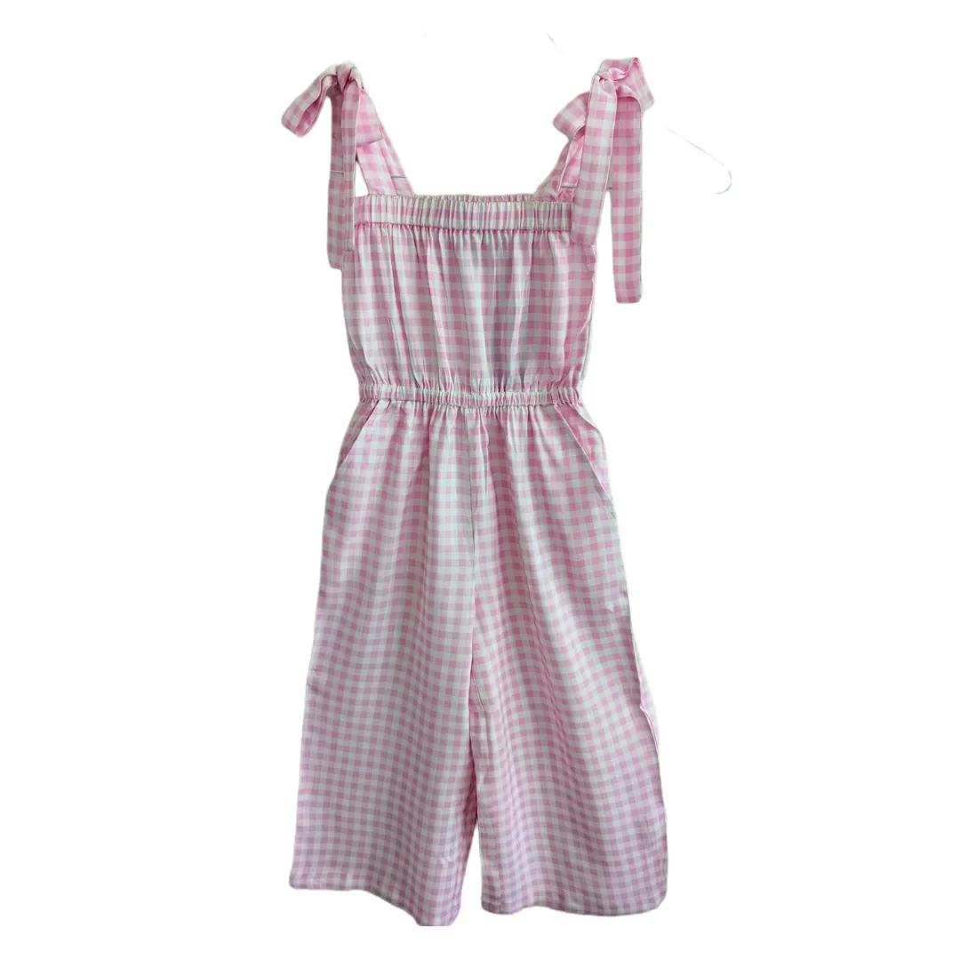 Gingham Pink Jumpsuit