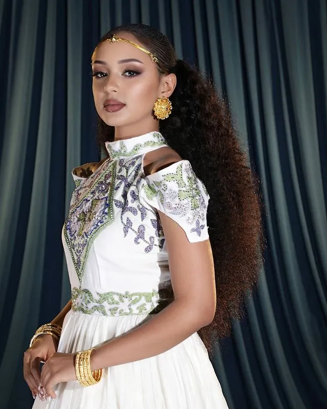 Gorgeous Exquisite Habesha Wedding Dress Stunning Habesha Dress