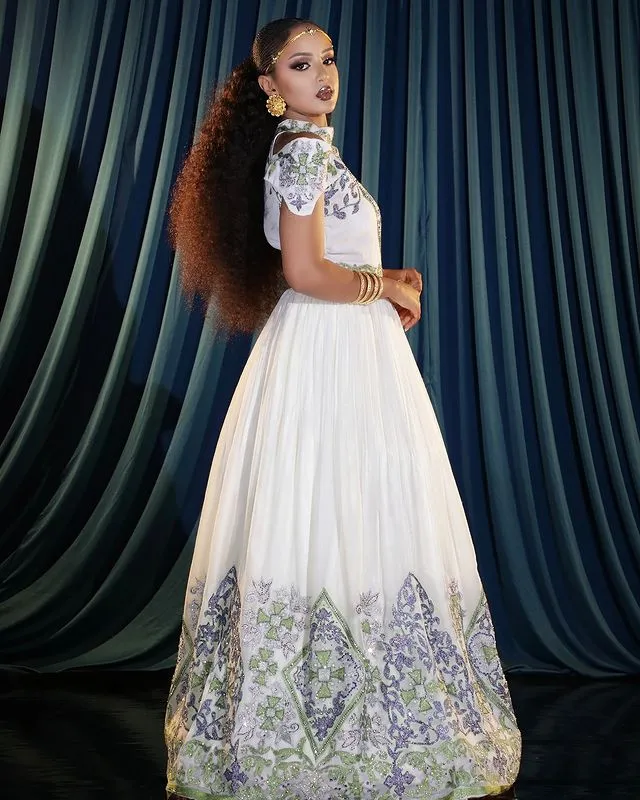 Gorgeous Exquisite Habesha Wedding Dress Stunning Habesha Dress