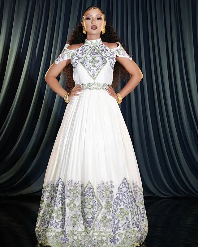 Gorgeous Exquisite Habesha Wedding Dress Stunning Habesha Dress