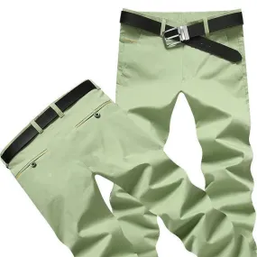 Green Casual Pants For Men