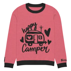 Happy Camper Personalized Knit Sweater