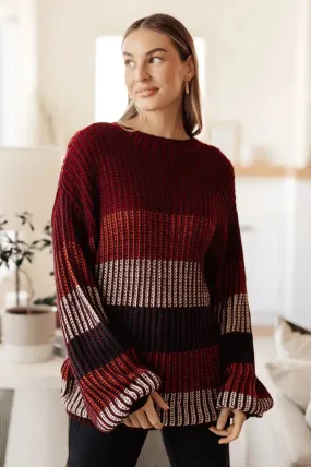 Haptics ombre striped sweater