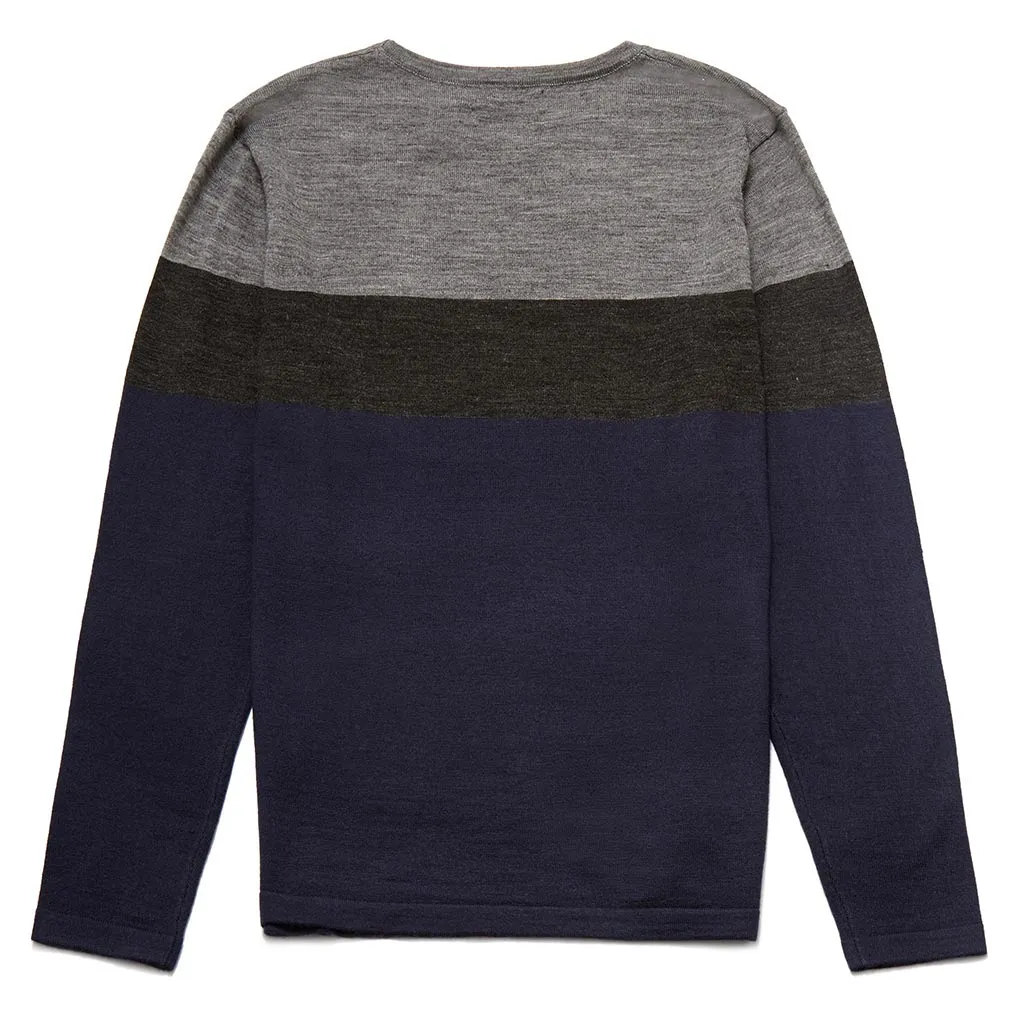 Hickman Merino Wool Blend Stripe Jumper