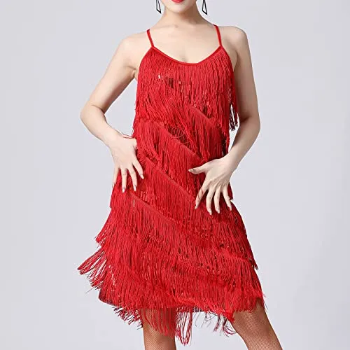 Hollywood Girl fashion tassel sequence Dress