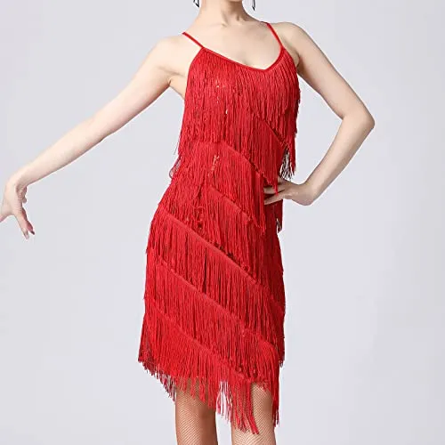 Hollywood Girl fashion tassel sequence Dress