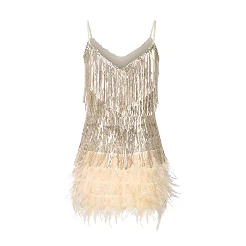 Hollywood Girl fashion tassel sequence Dress