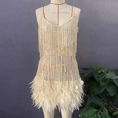 Hollywood Girl fashion tassel sequence Dress