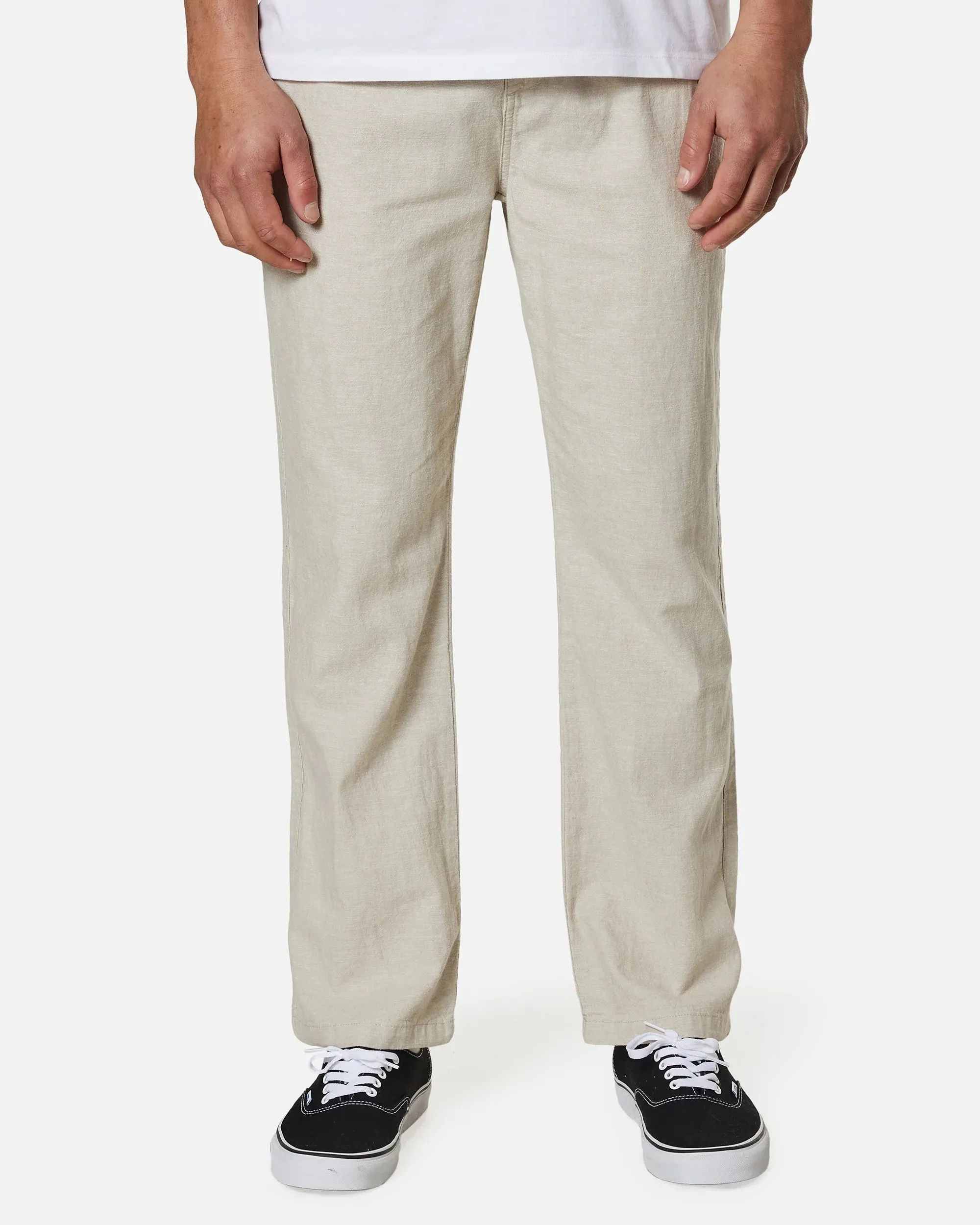 Isaiah Local Trousers in Light Gray