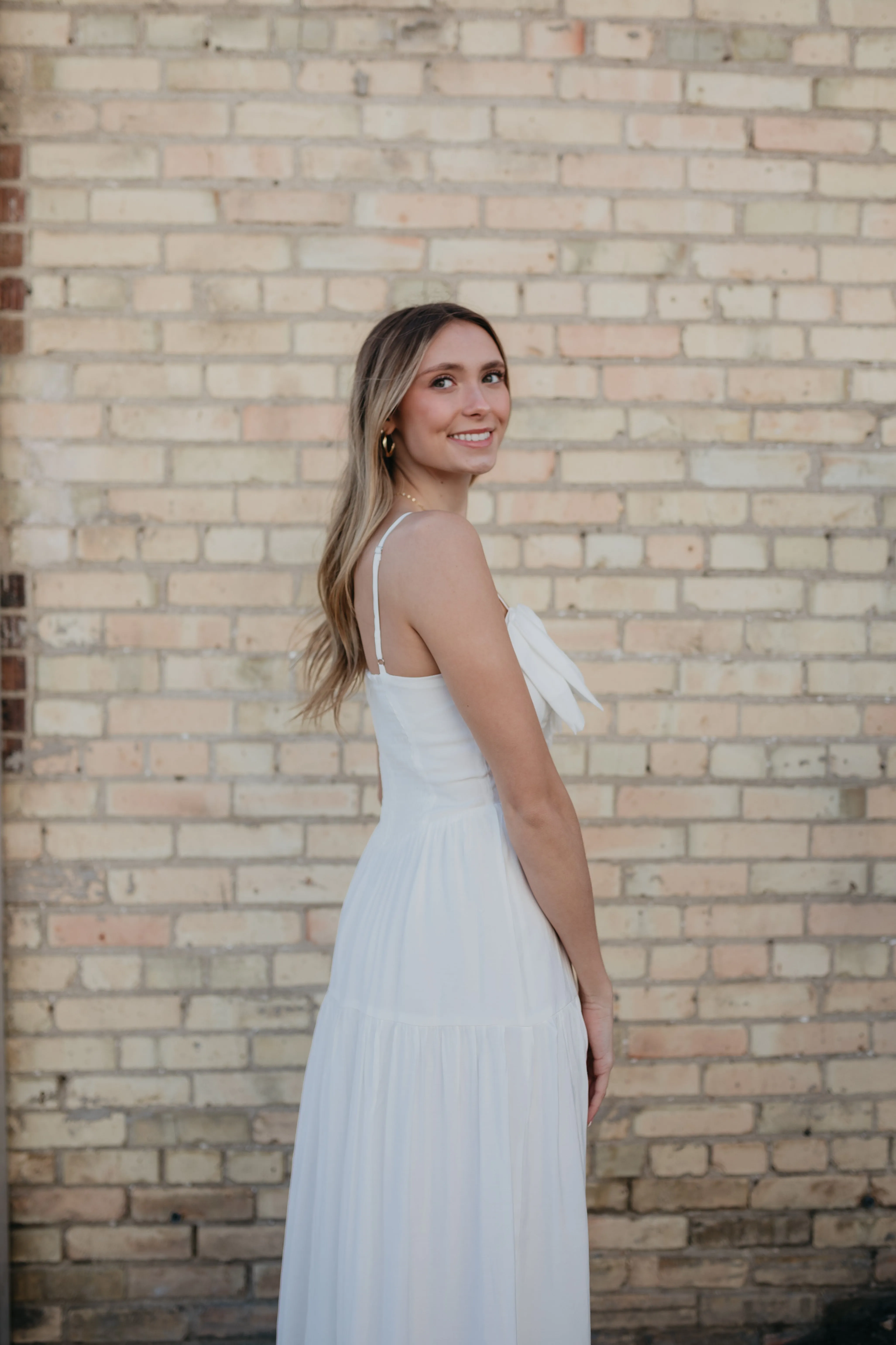 Ivory Bow Dress