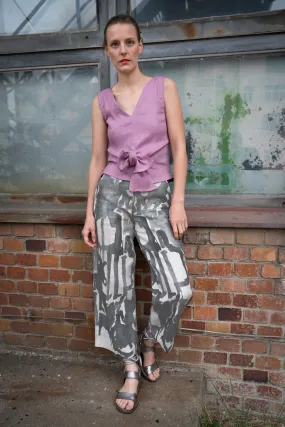 Linen Culottes Grey Painting