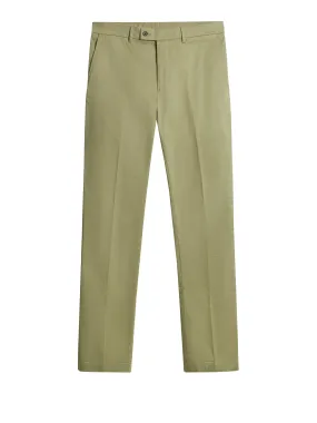 Lois Cloud Satin Pants / Oil Green