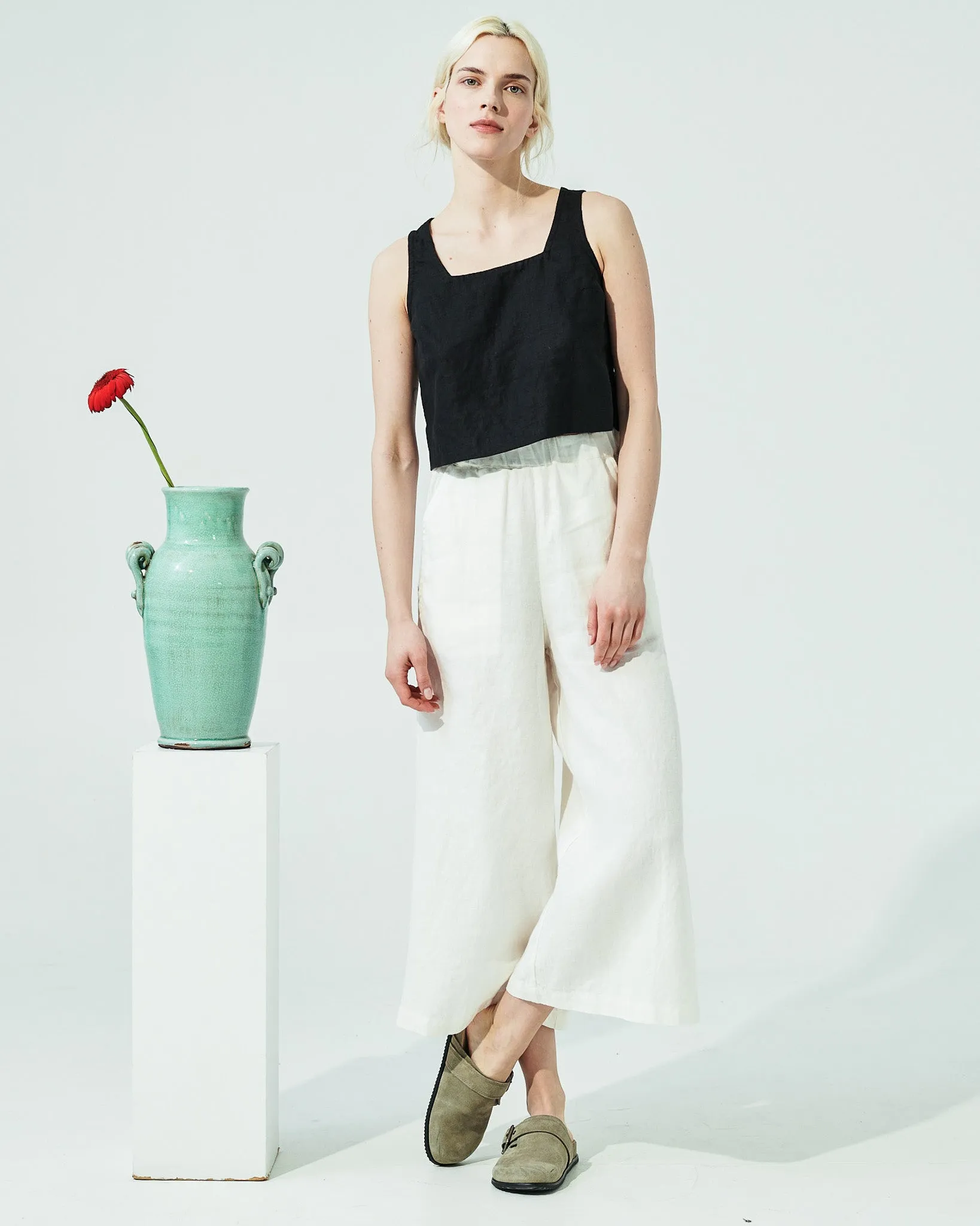 Maxi WELS wide leg linen pants (SS24)