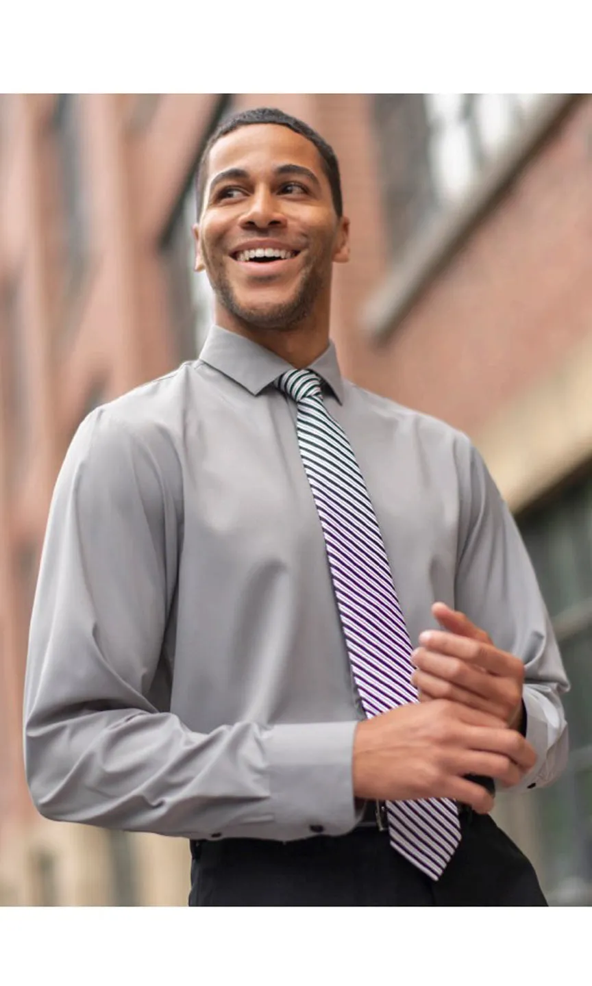 Men's Eggplant Sustainable Dress Shirt