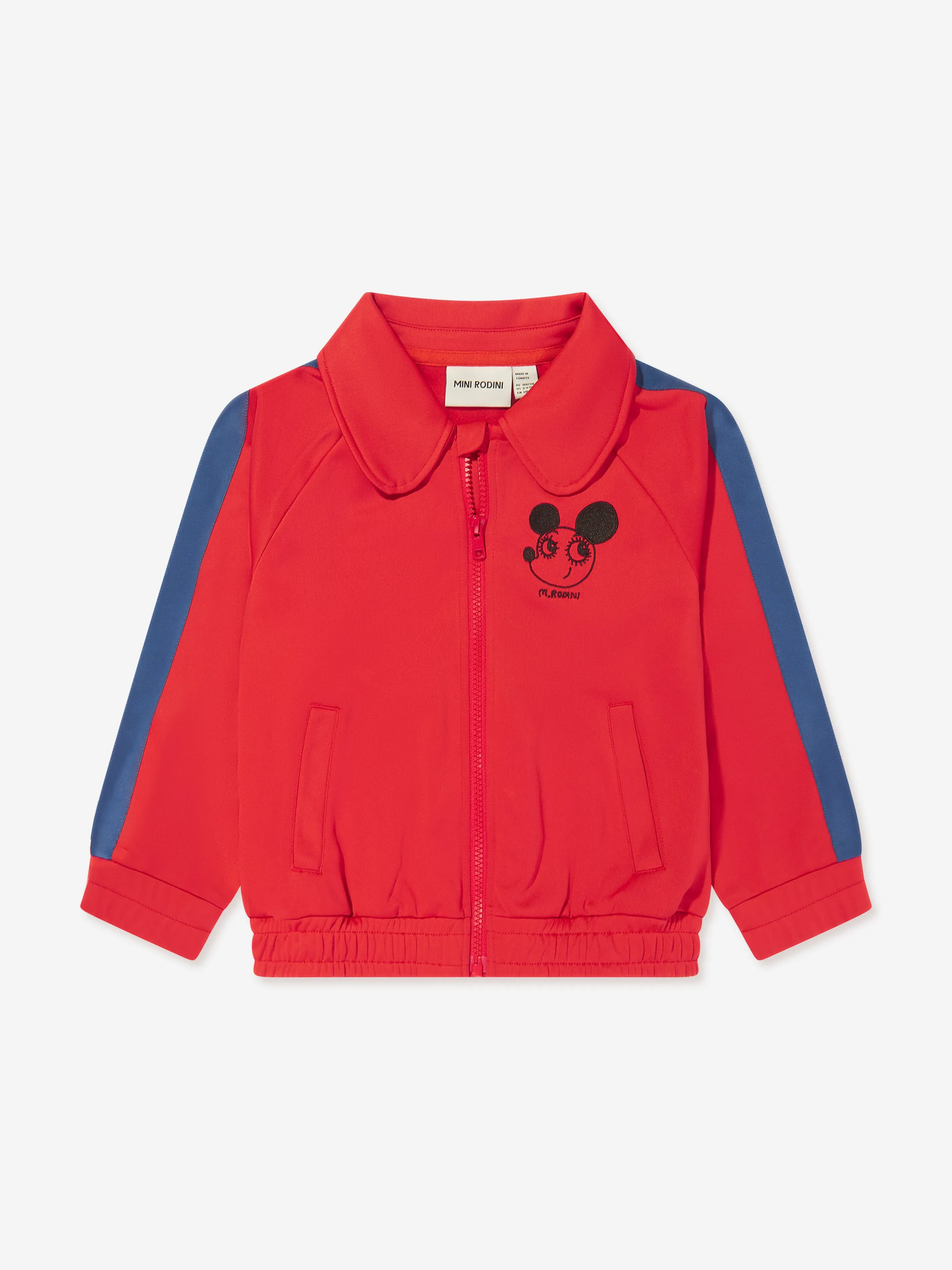 Mini Rodini Kids WCT Track Jacket in Red