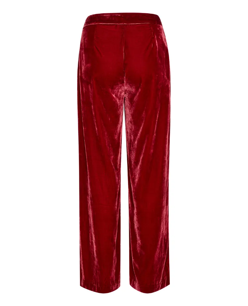 Part Two Ninnea Red Velvet Trousers