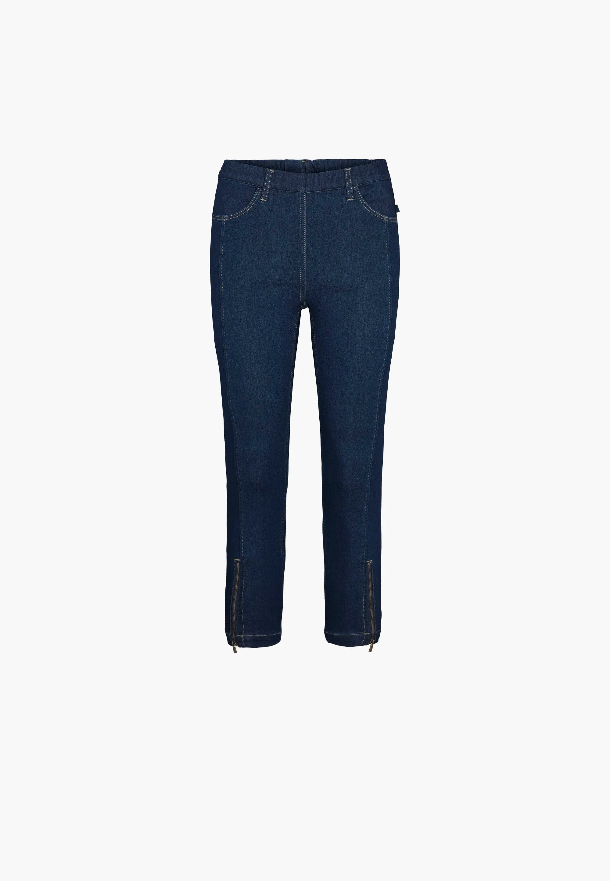 Piper Regular Crop - Dark Blue Denim