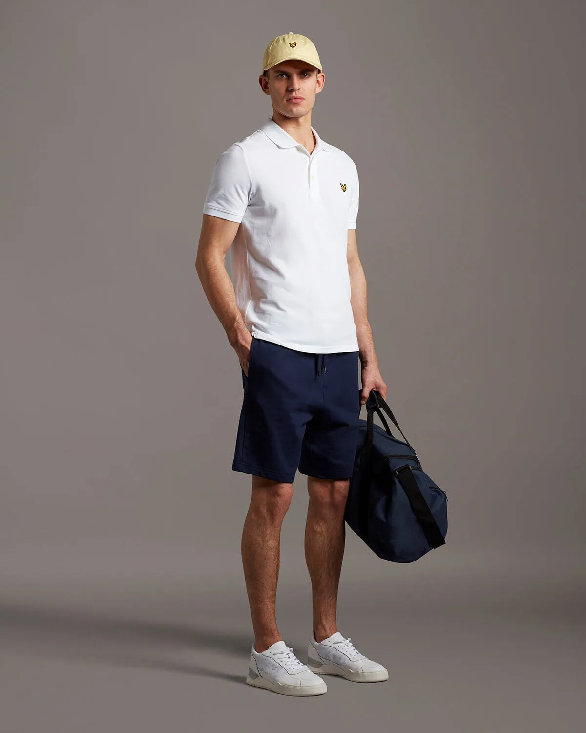 Plain Polo Shirt - White